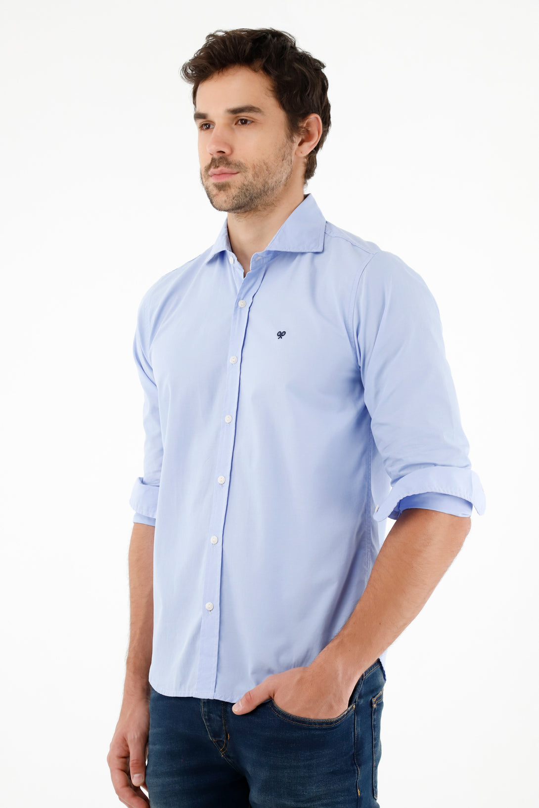 Camisa para hombre tennis, camisas entero manga larga