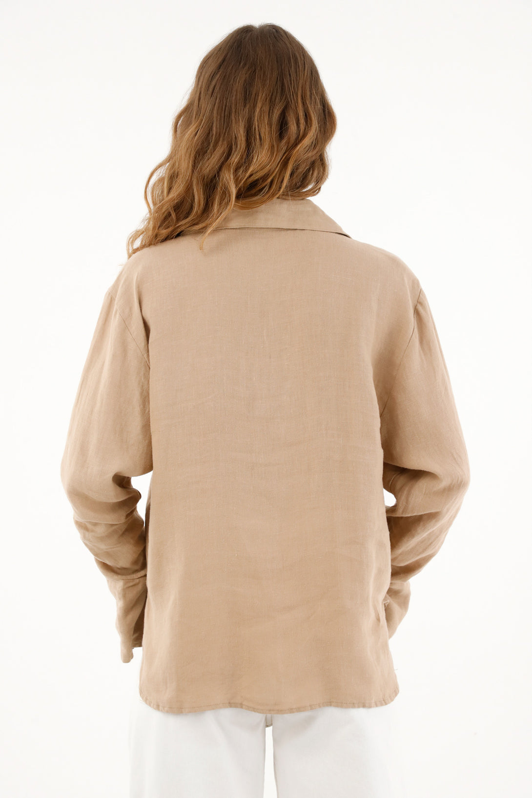 Women's 100% Linen Crudo Shirt