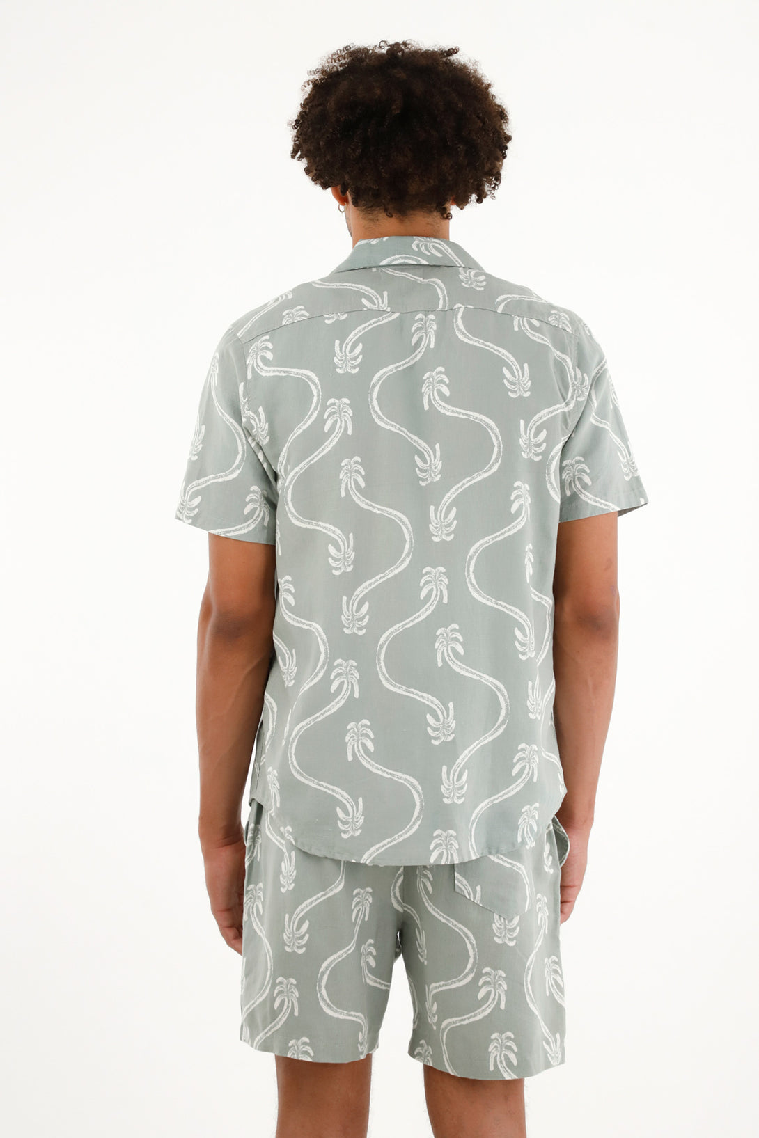 Men's palm print shirt