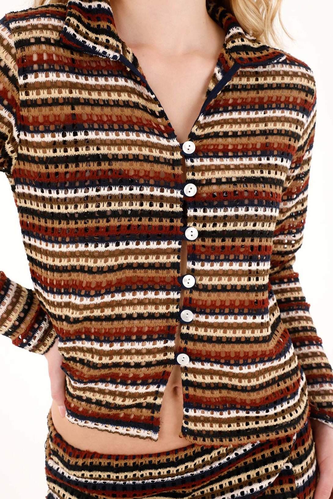 Women's Long Sleeve Woven Shirt