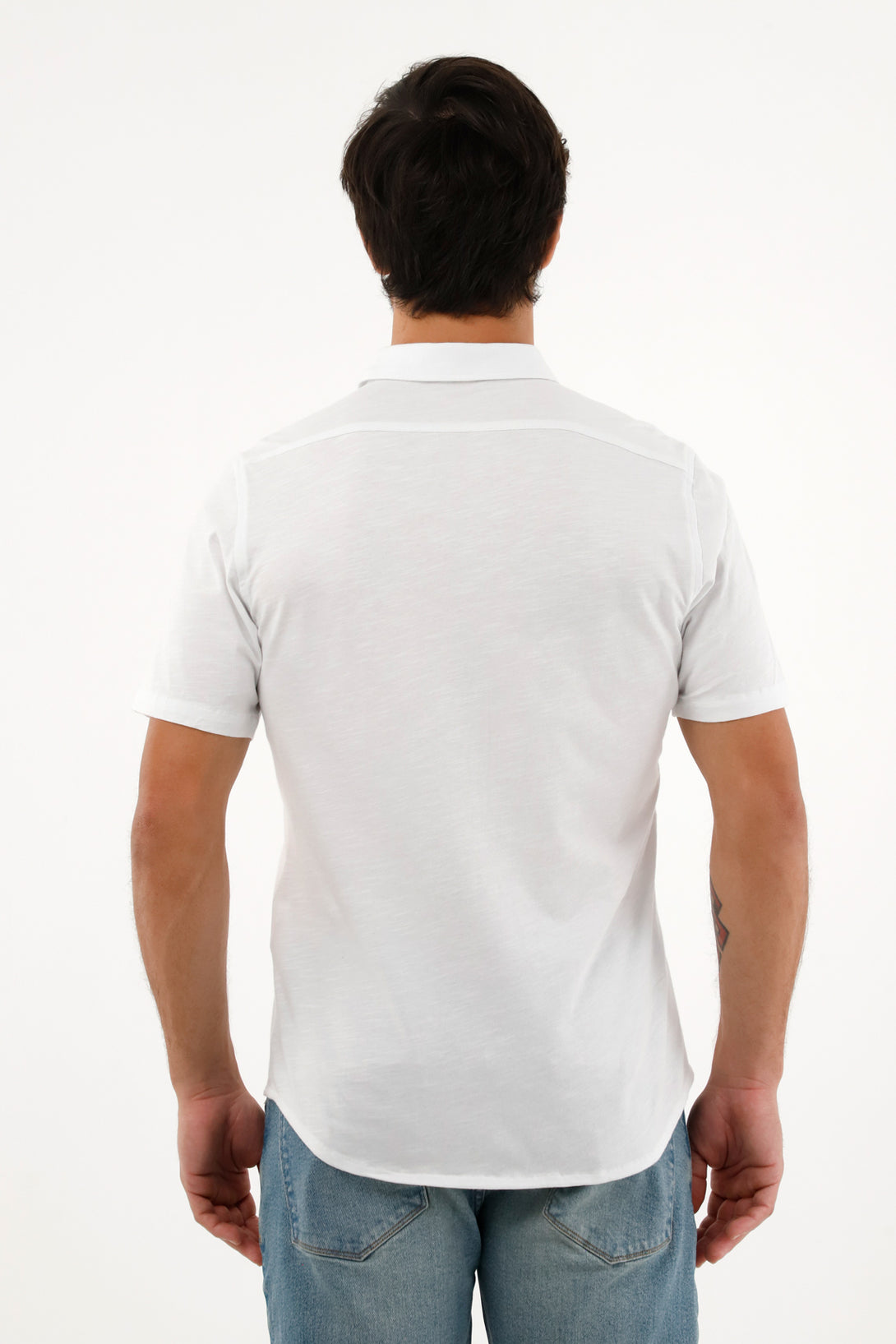 Men's 100% Cotton White T-Shirt