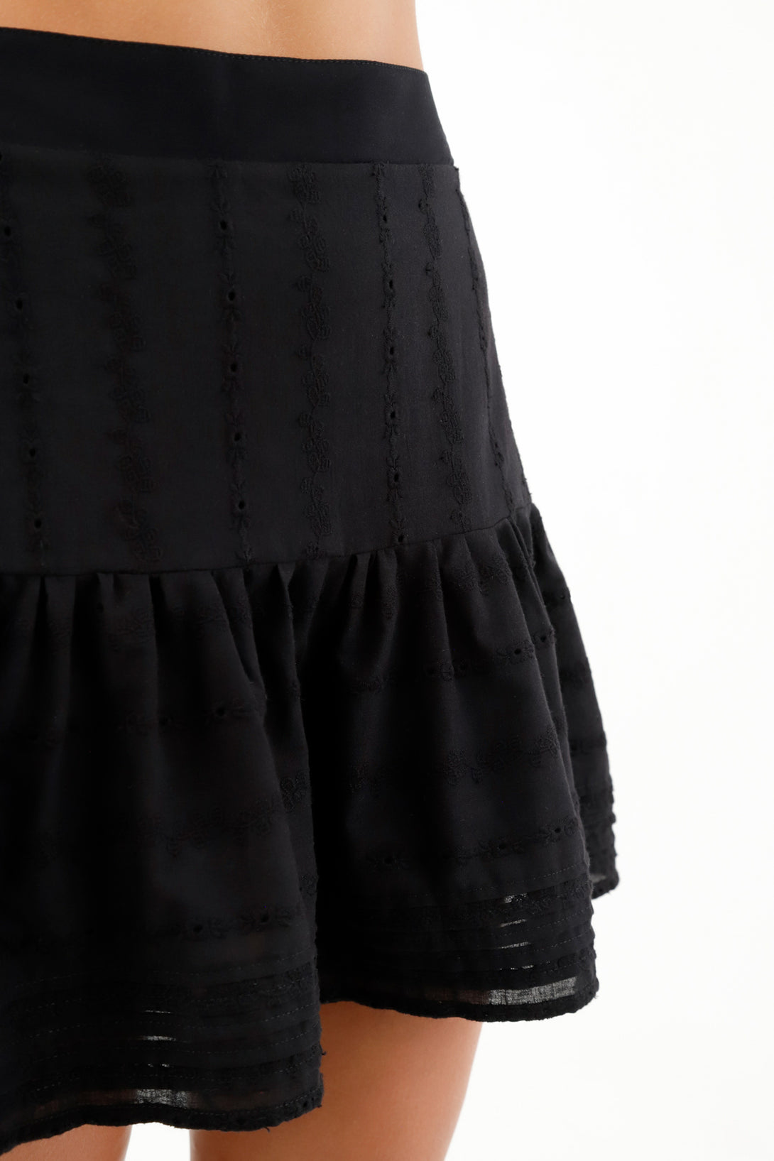 Women's Black Short Skirt