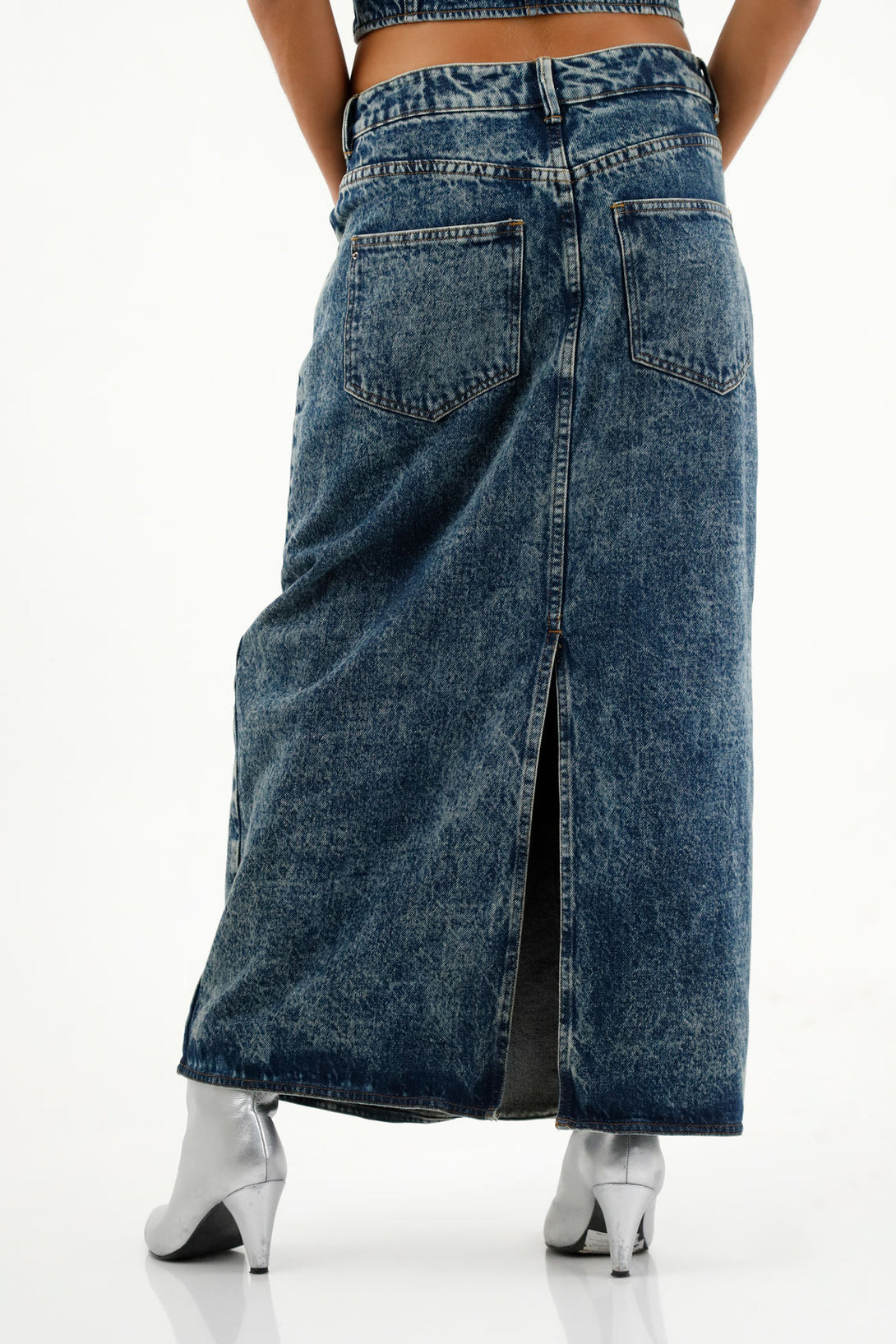 Women's Blue Denim Skirt