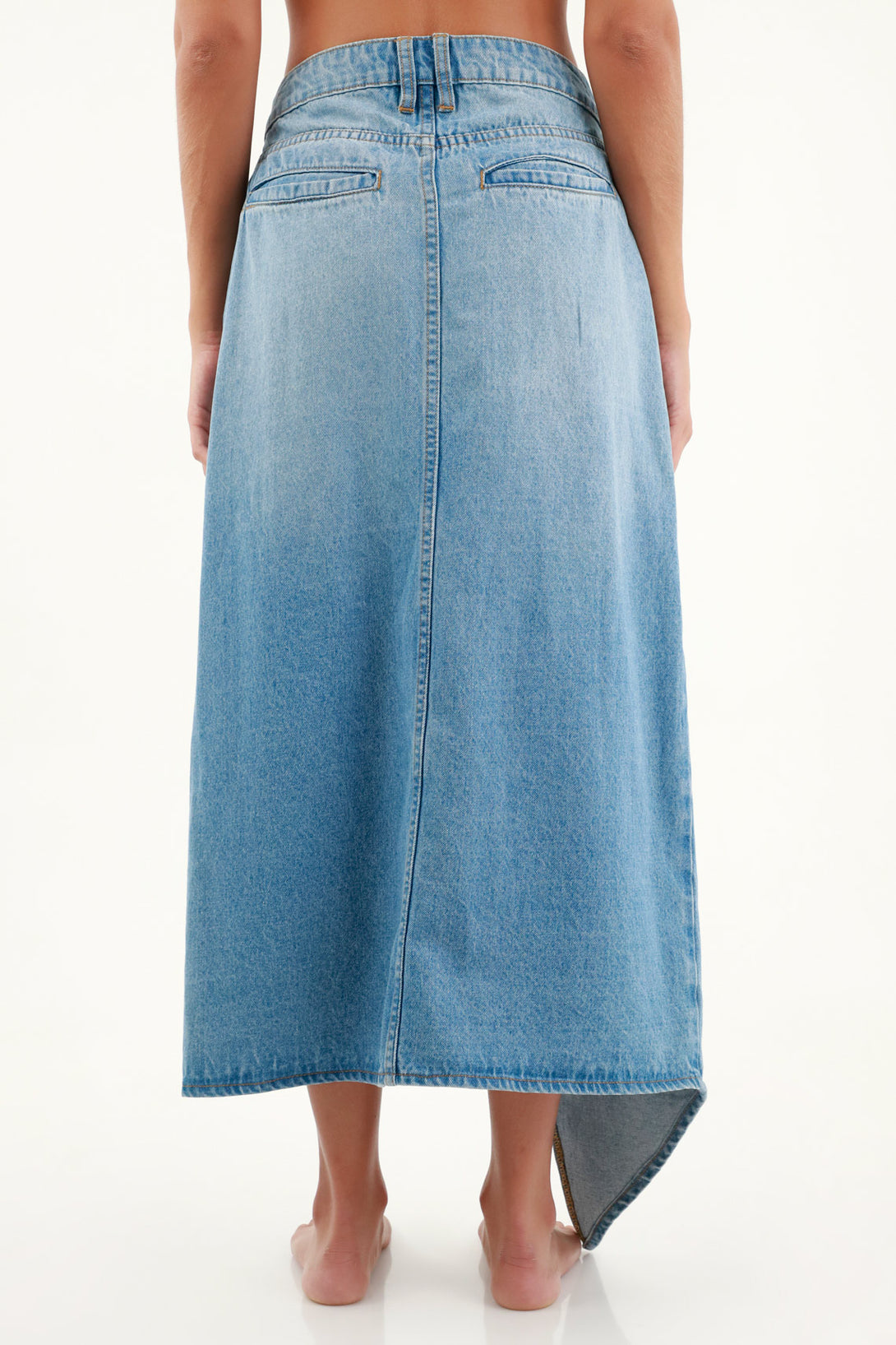 Women's Blue Denim Skirt