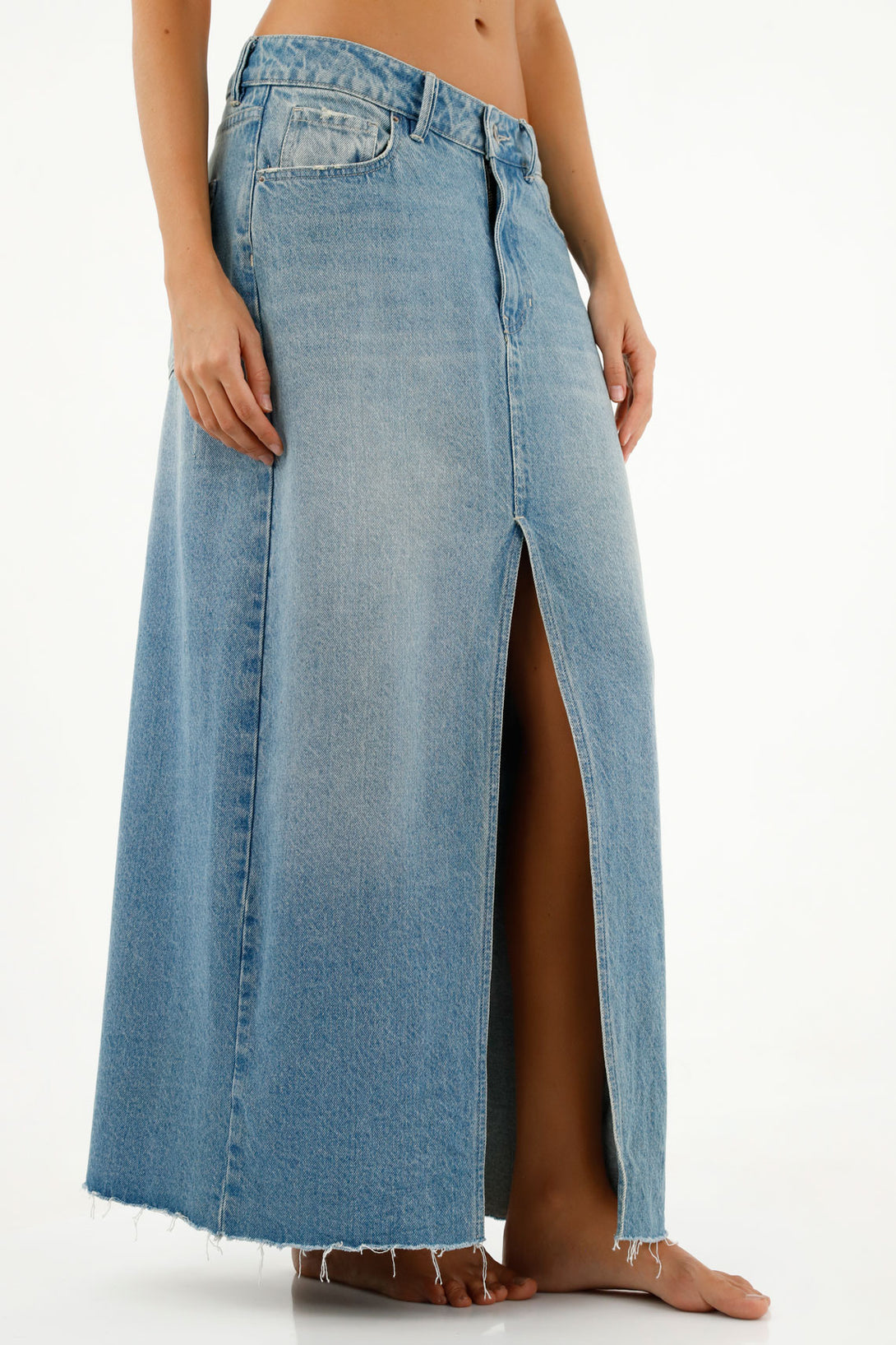 Women's Blue Denim Skirt