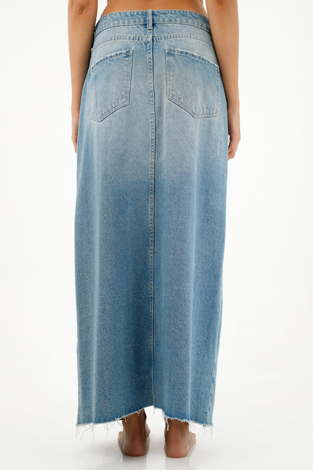 Women's Blue Denim Skirt