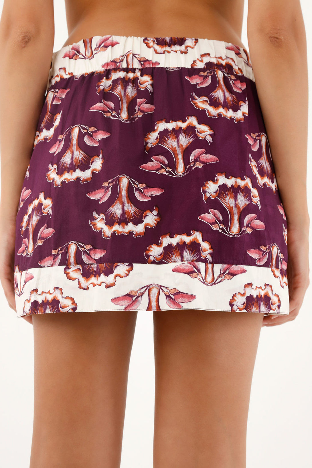 Women's Mixed Print Skirt