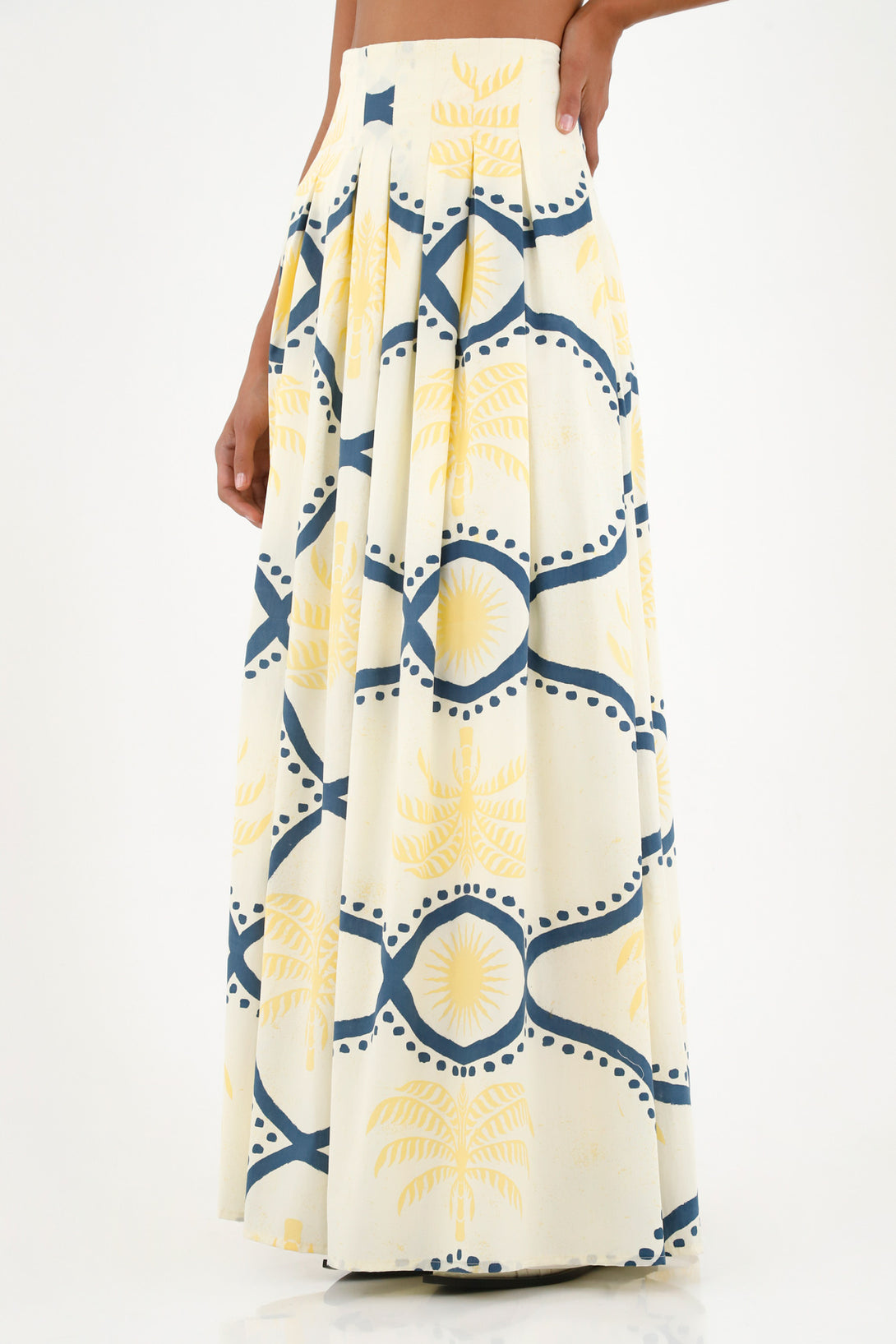 Women's Printed Poplin Skirt