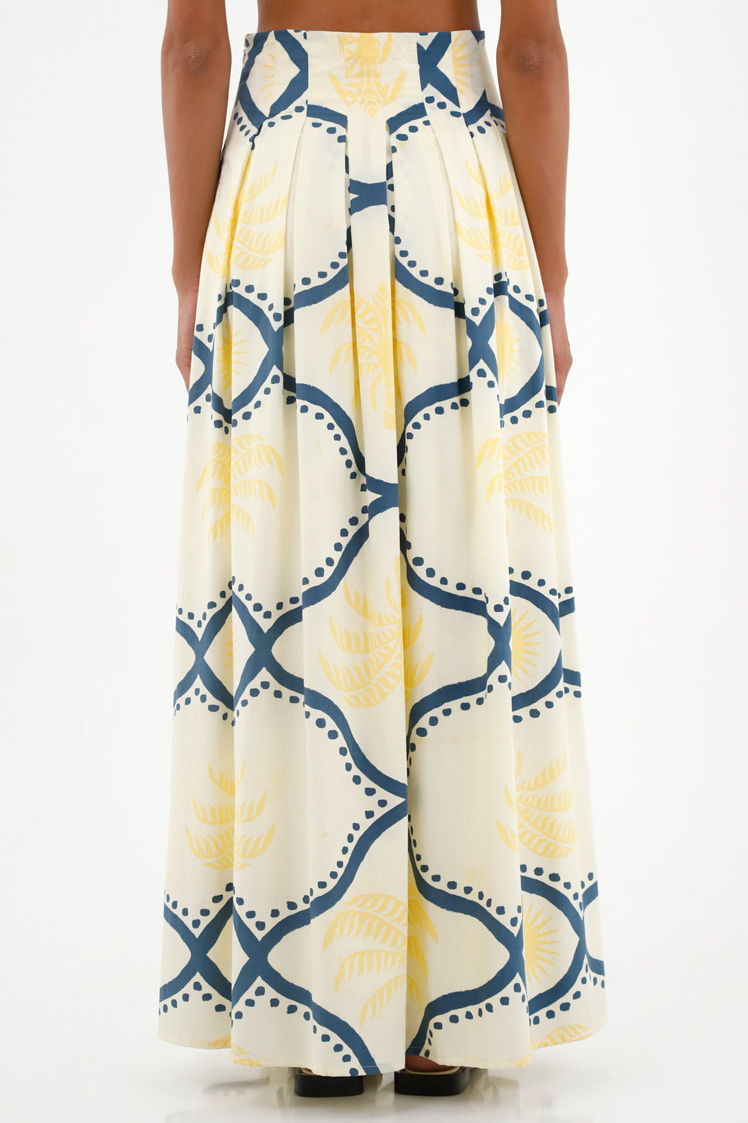 Women's Printed Poplin Skirt