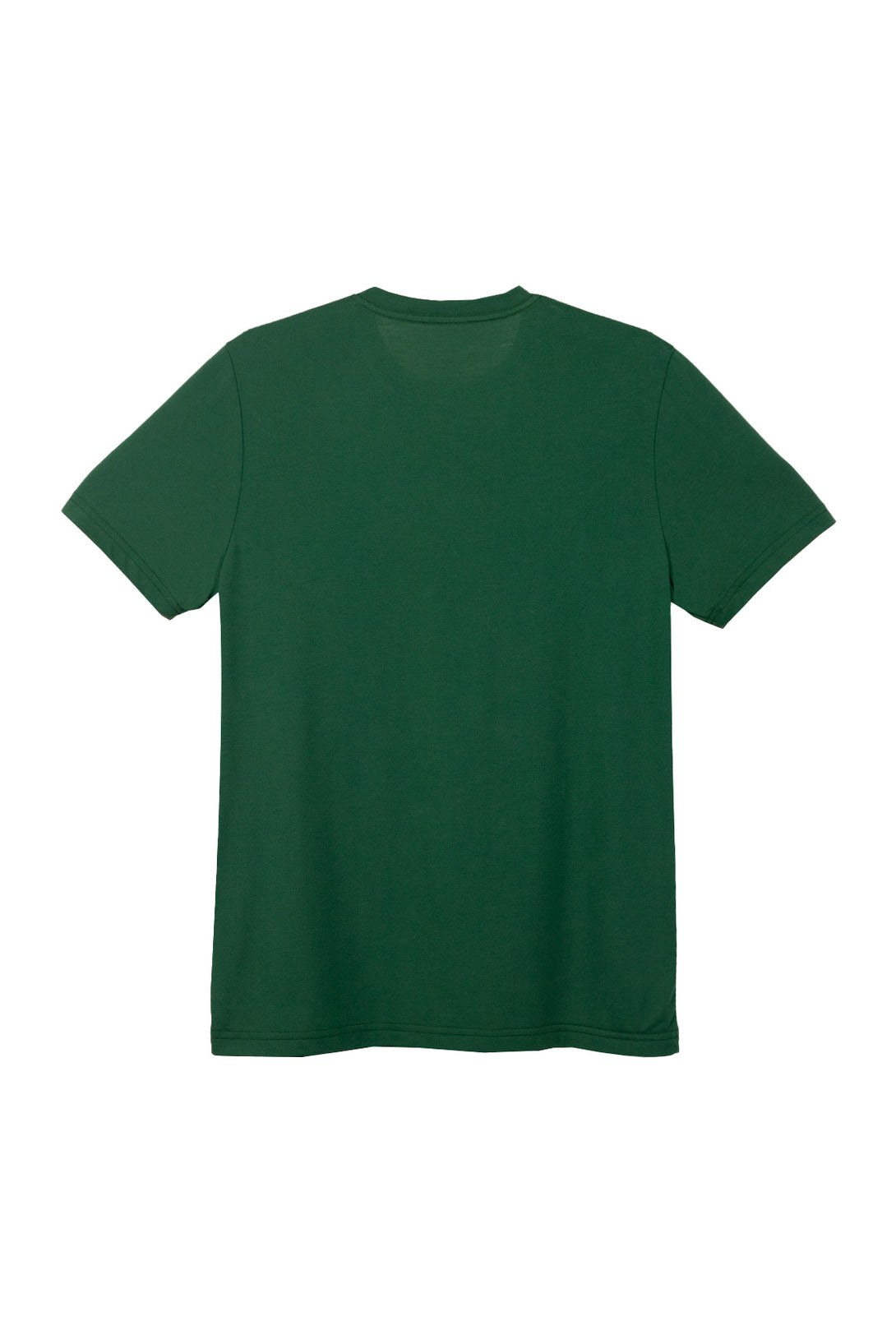 Camiseta verde manga corta para hombre