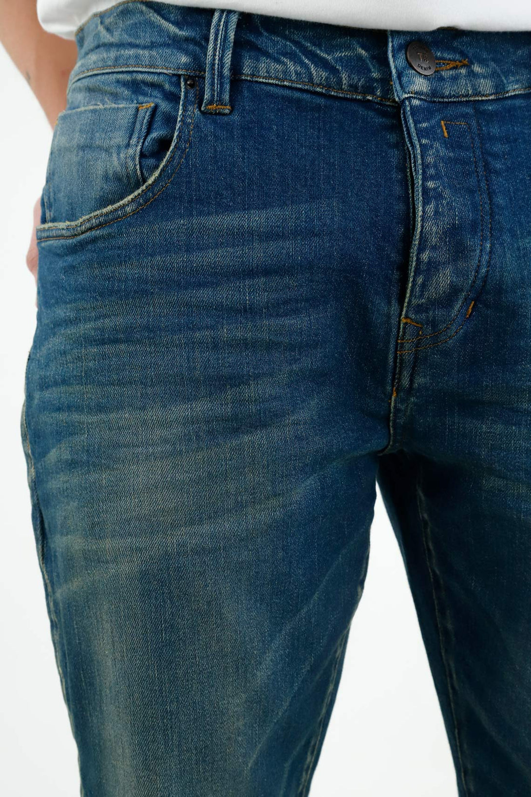 Jean Skinny azul para hombre