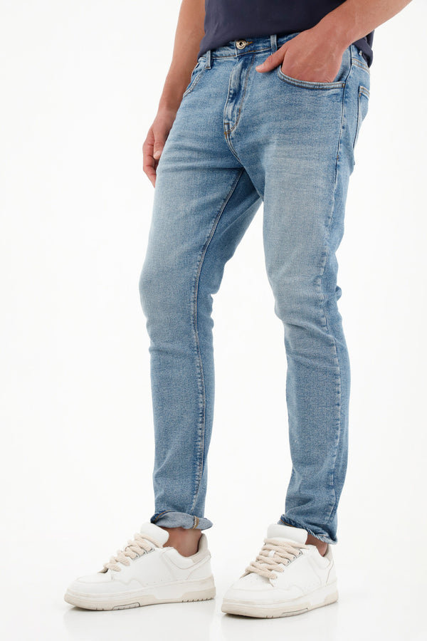 Jean azul Nudy para hombre