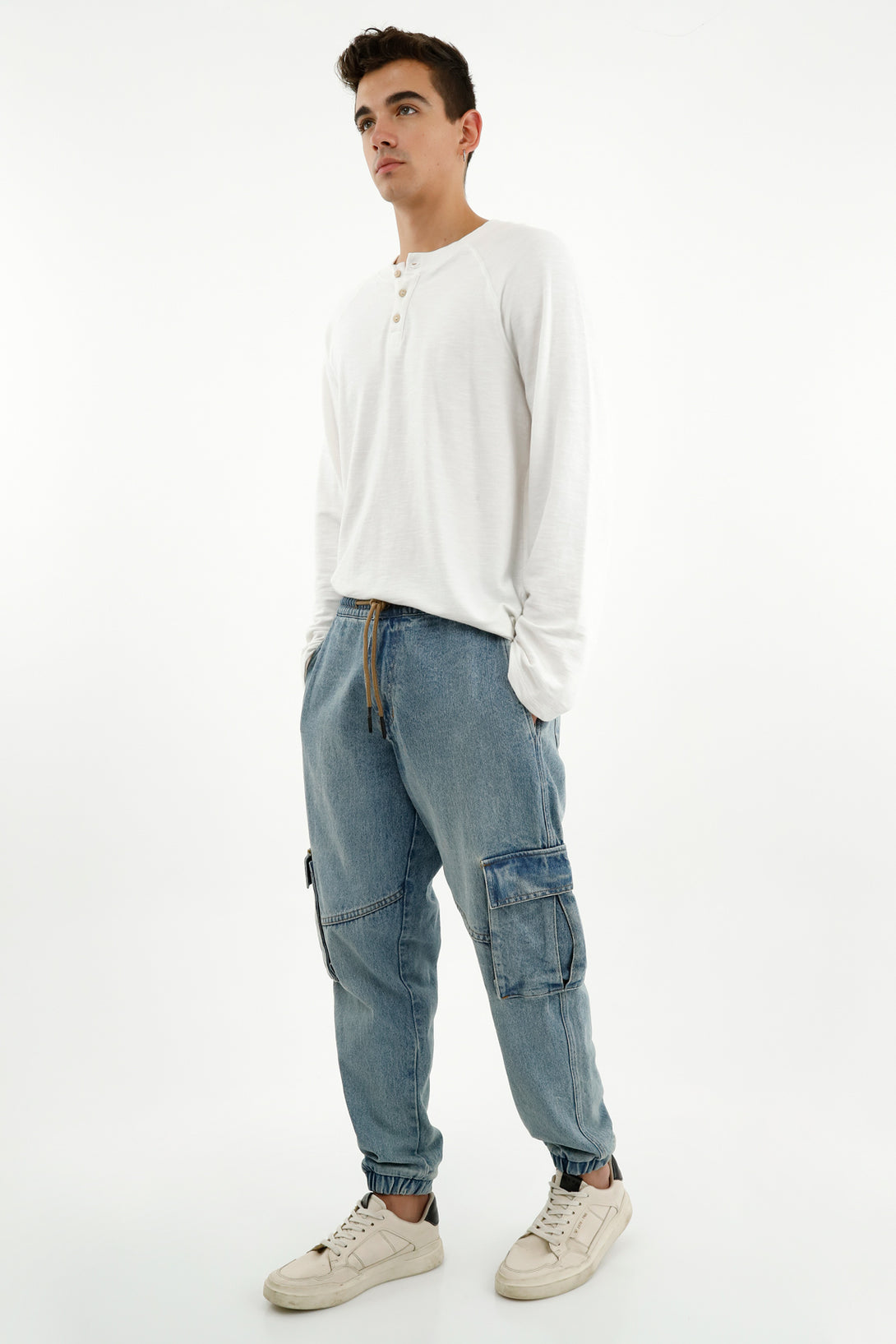 Men's Blue Jogger Jeans