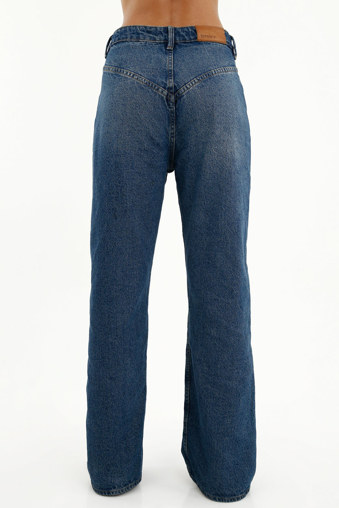 Women's Straight-Leg Blue Jeans