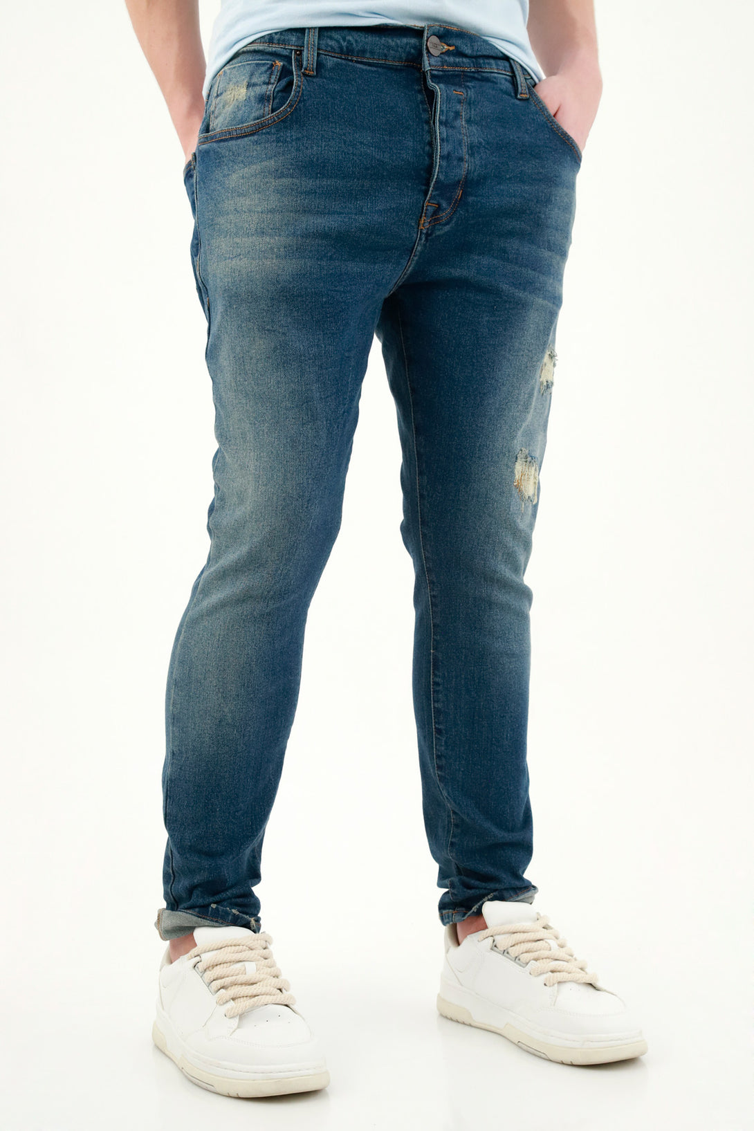 Jean azul Skinny fit para hombre