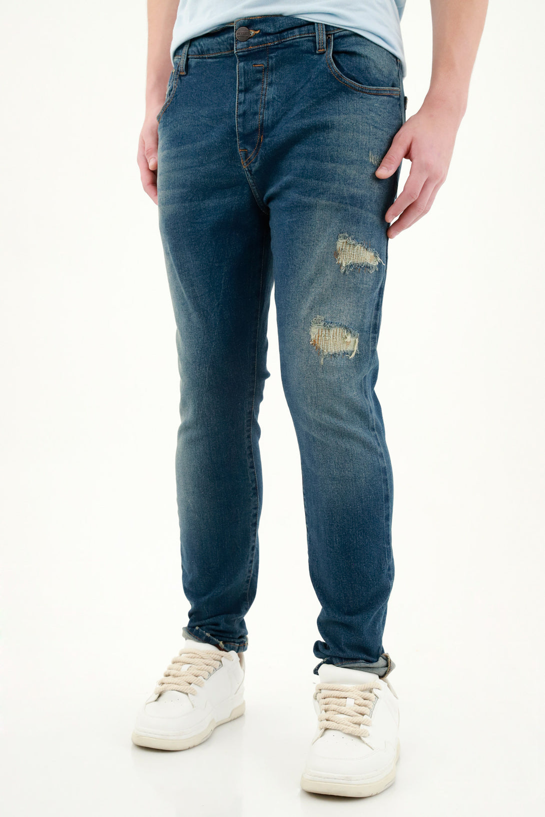 Jean azul Skinny fit para hombre