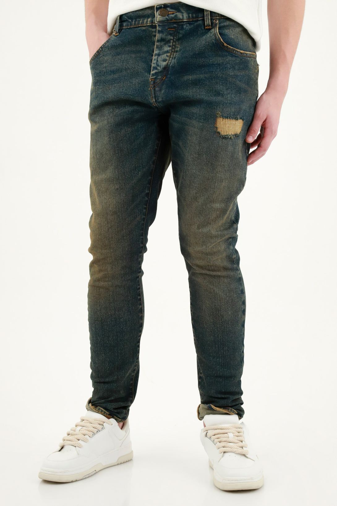 Jean Skinny fit azul para hombre