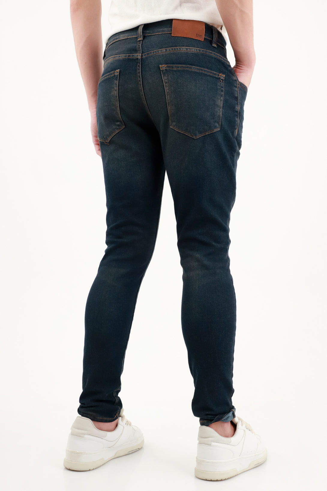 Jean Super Skinny azul para hombre