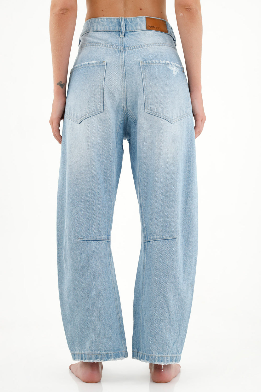 Women's Five-Pocket Blue Jeans