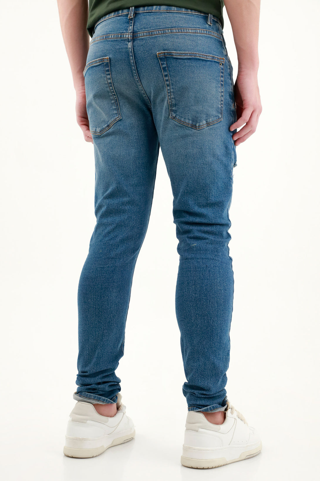 Men's Super Skinny Blue Jeans