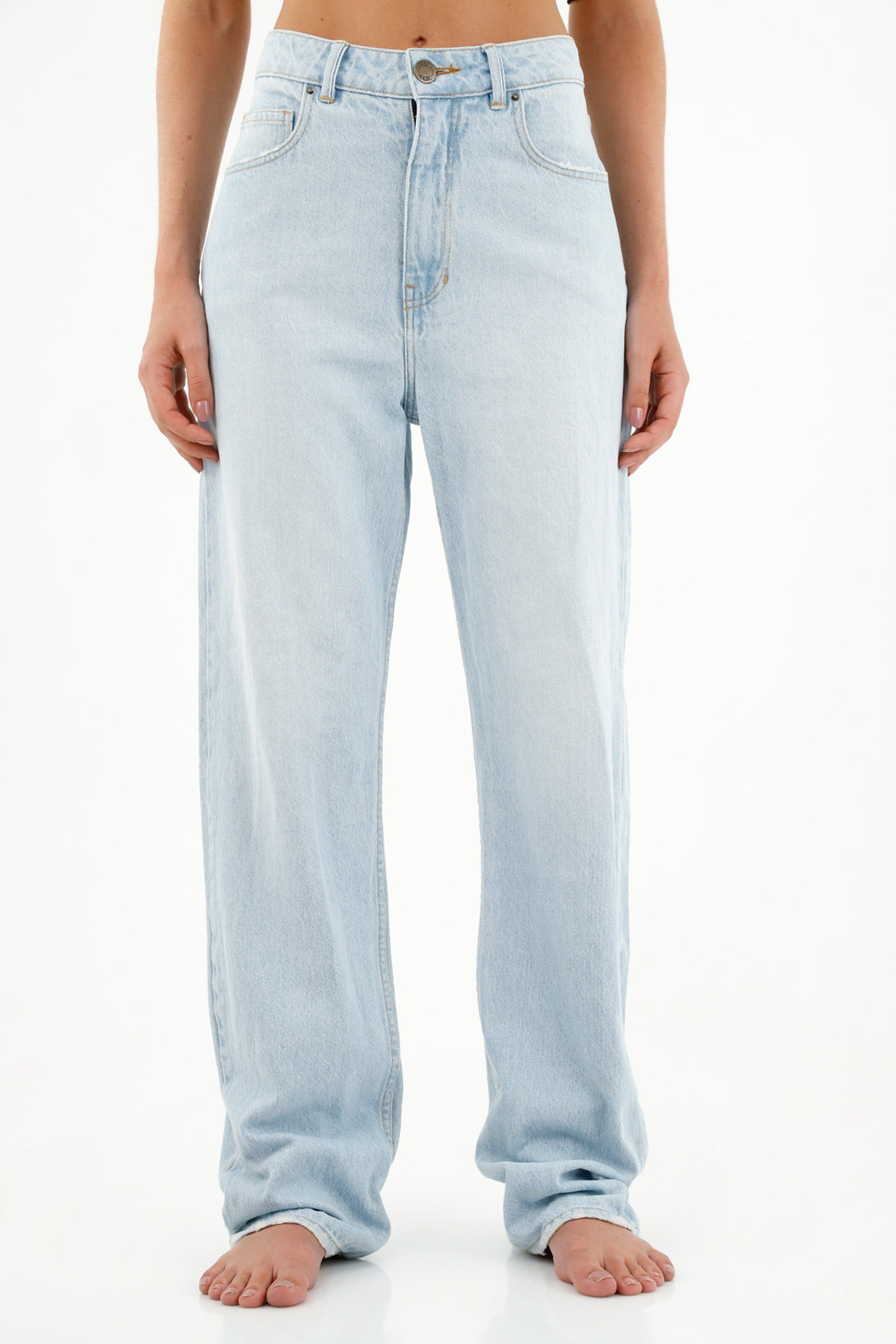 Women's Straight-Leg Blue Jeans