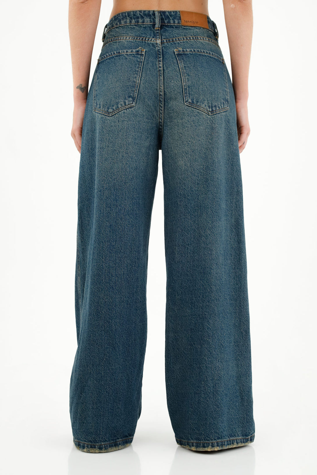 Women's Blue Four-Pocket Jeans