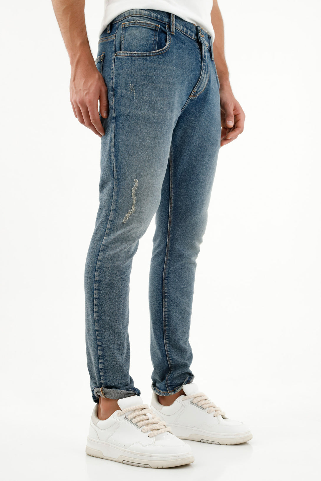 Jean azul nudy para hombre