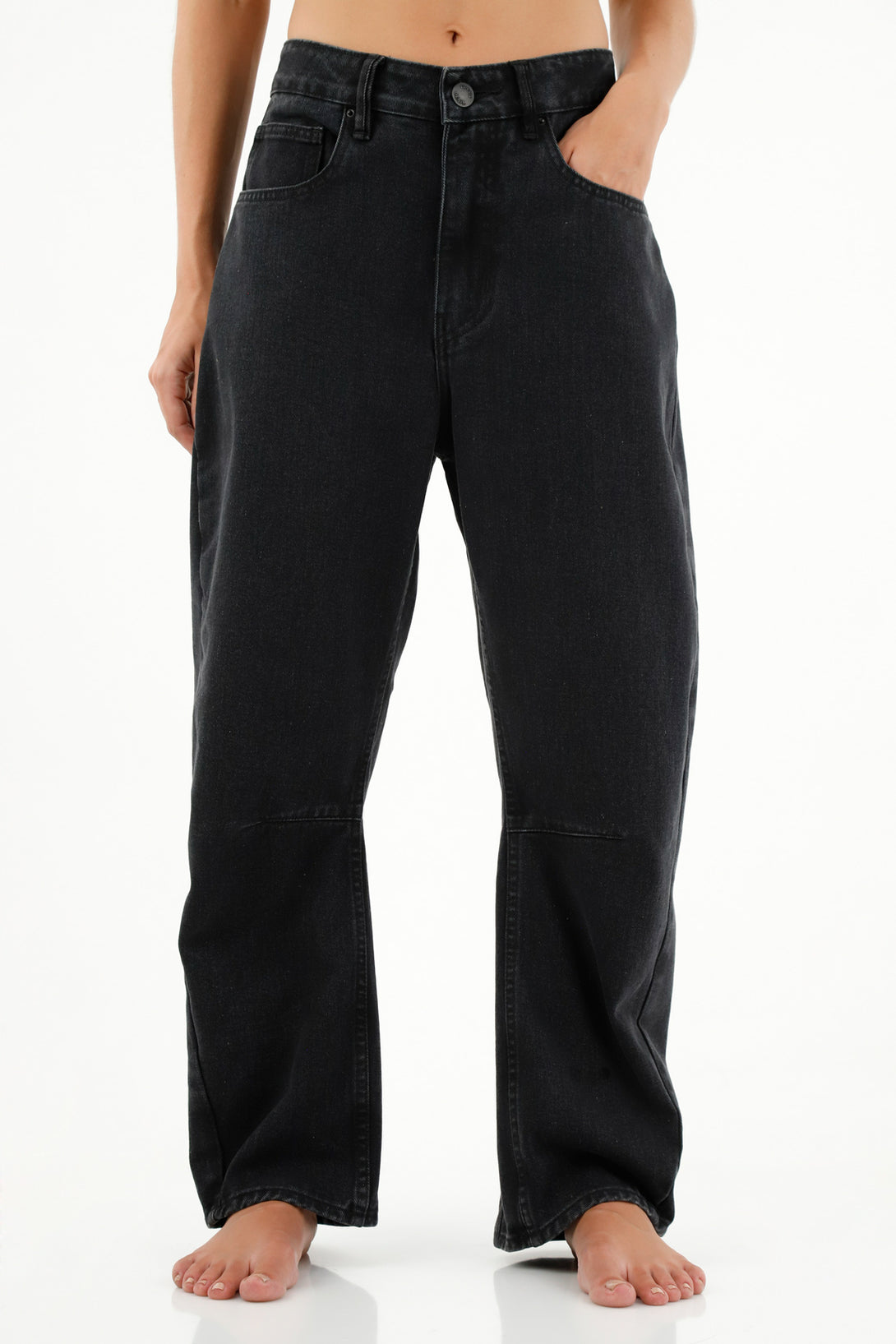 Women's Black Highlighted Jeans