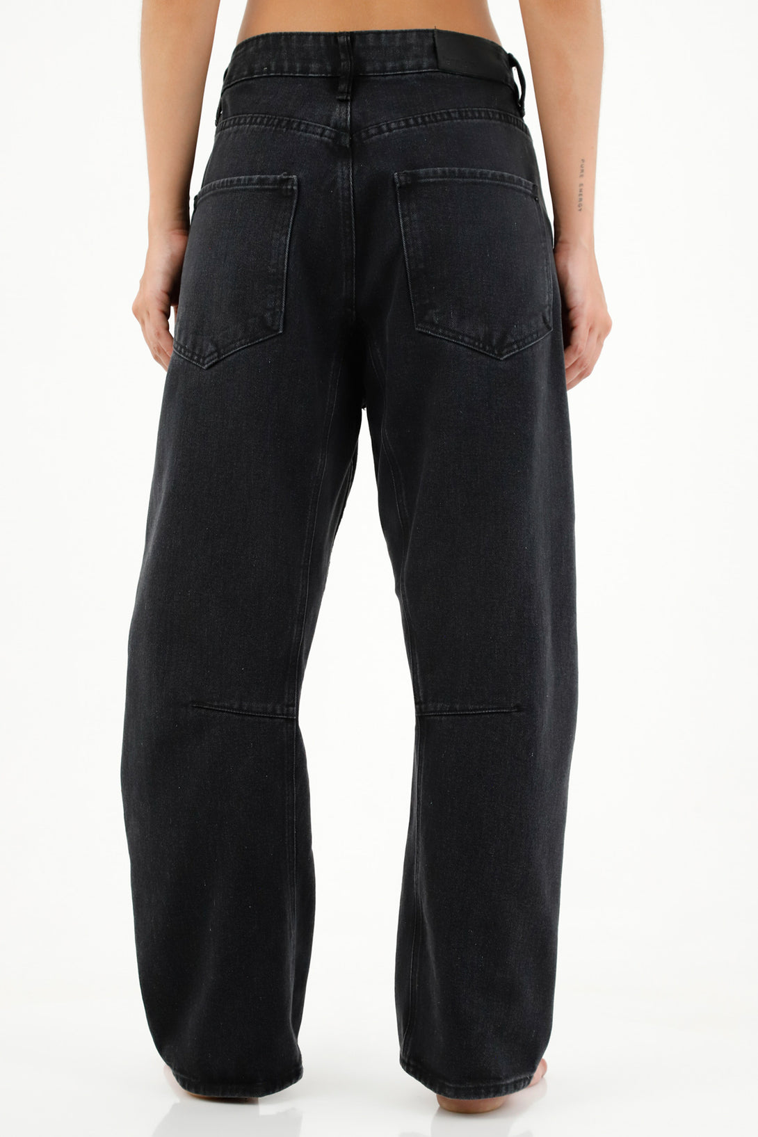 Women's Black Highlighted Jeans