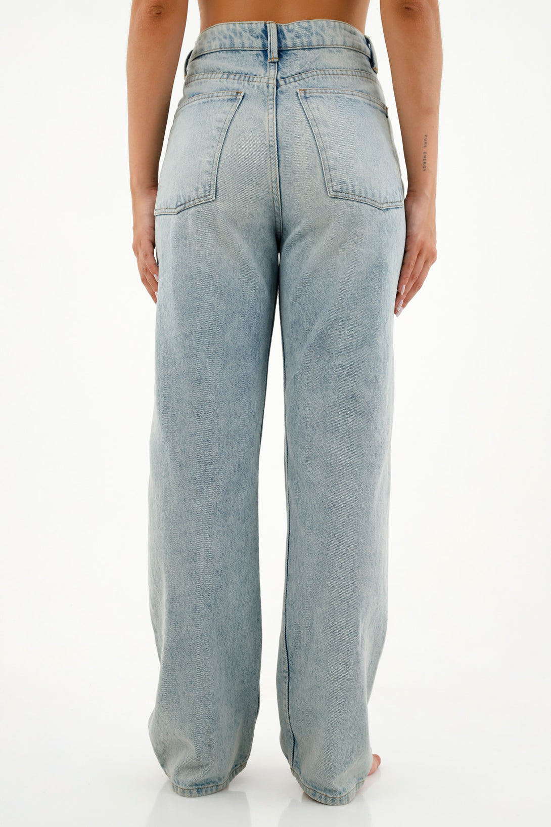 Women's Five-Pocket Blue Jeans