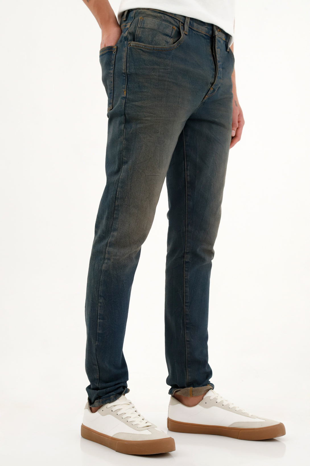 Men's Super Skinny Blue Jeans