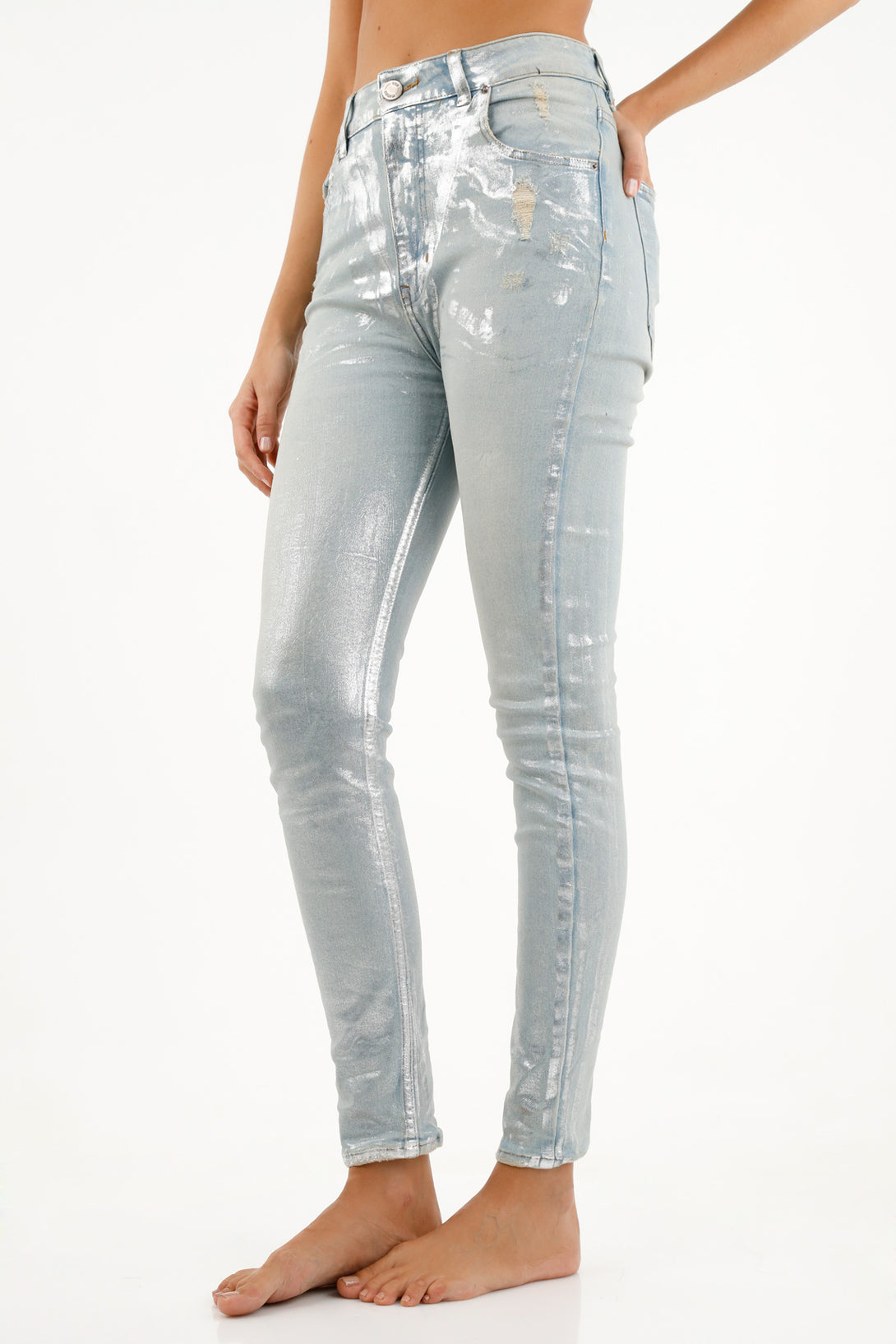 Jean azul Super Slim para mujer