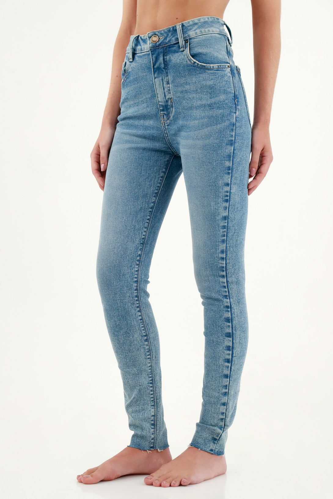 Jean azul Jegging para mujer