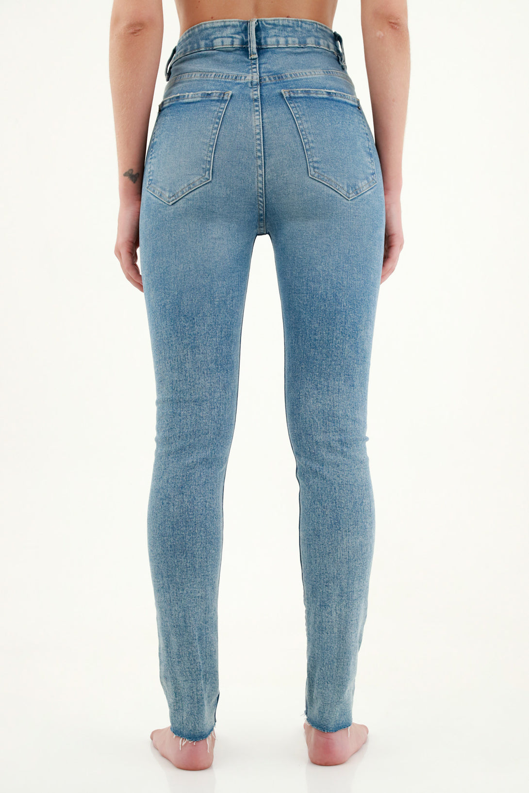 Jean azul Jegging para mujer