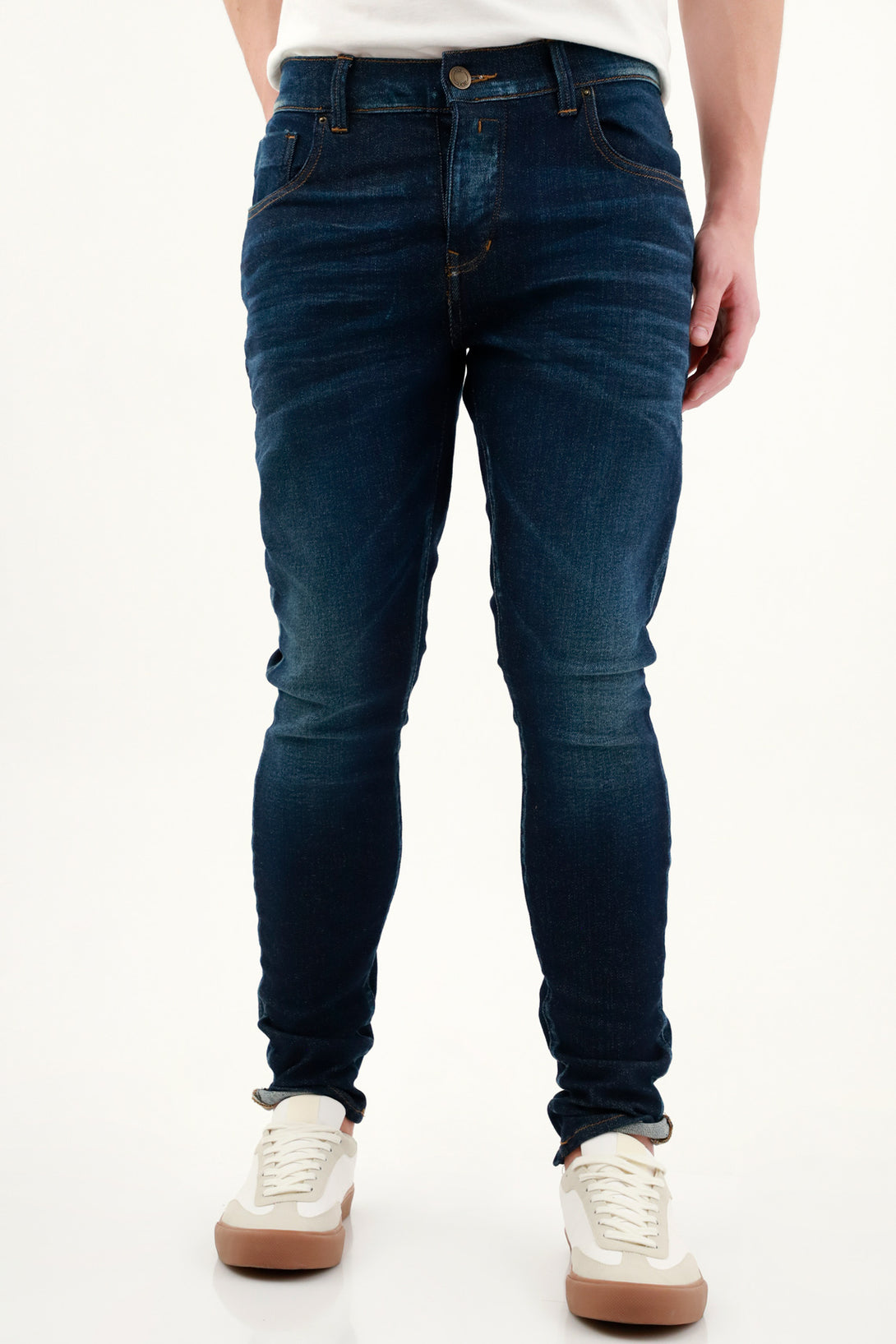 Men's Super Skinny Blue Jeans