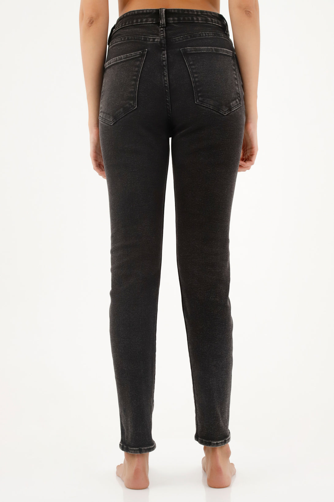 Jean Jegging negro para mujer