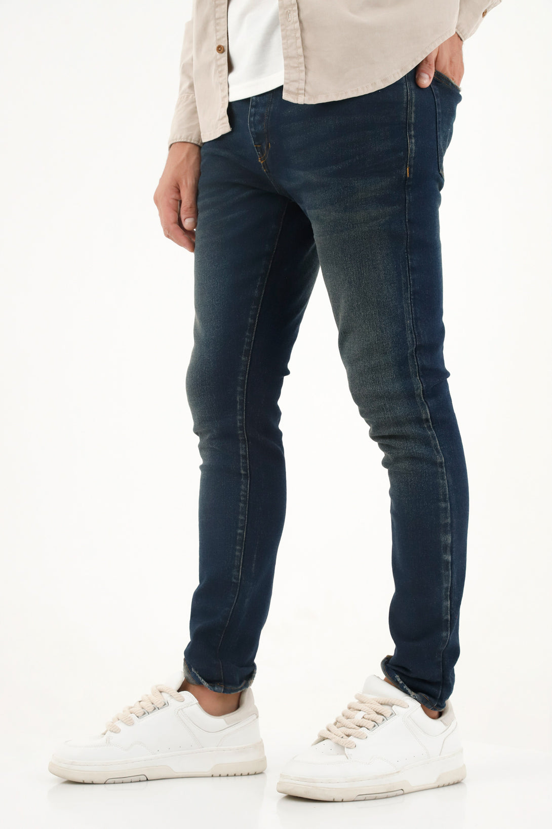 Jean Skinny azul para hombre