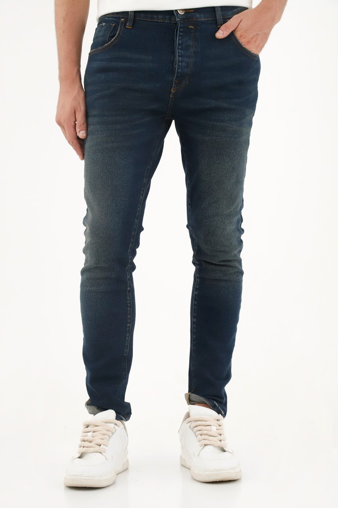 Jean Skinny azul para hombre