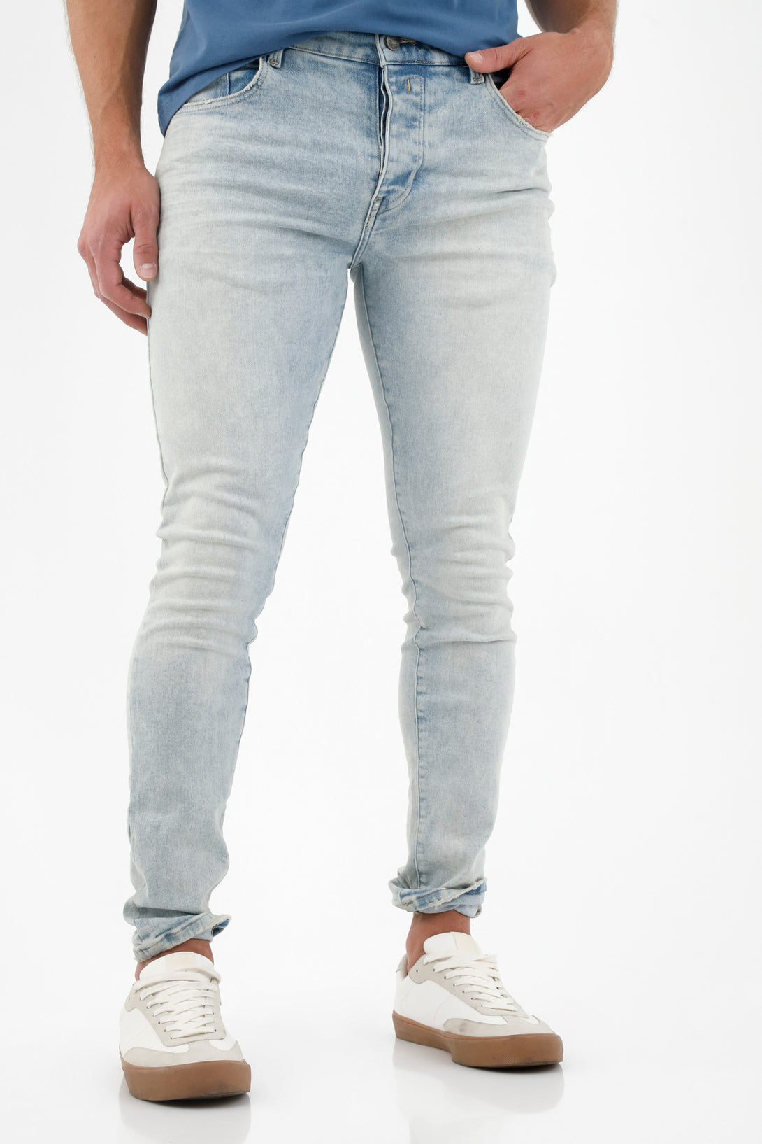 Men's Super Skinny Blue Jeans