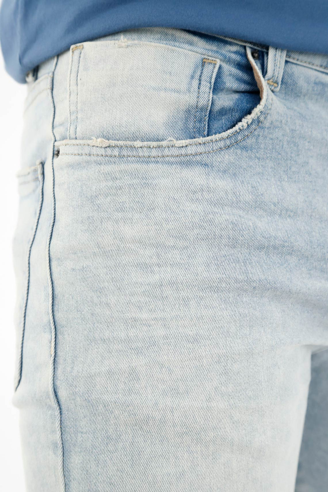 Men's Super Skinny Blue Jeans