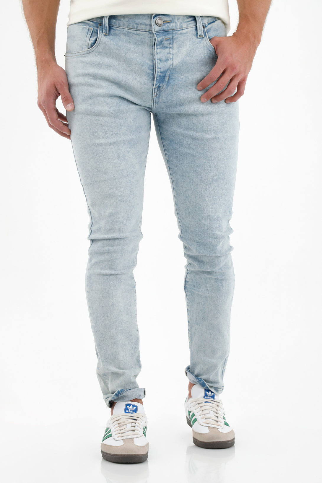 Jean Skinny azul para hombre