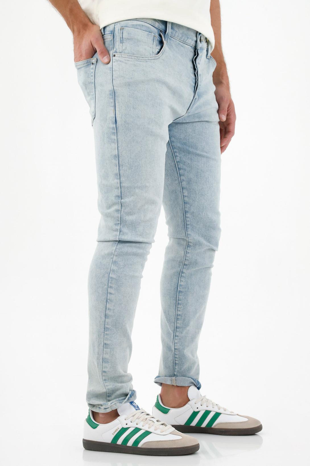 Jean Skinny azul para hombre