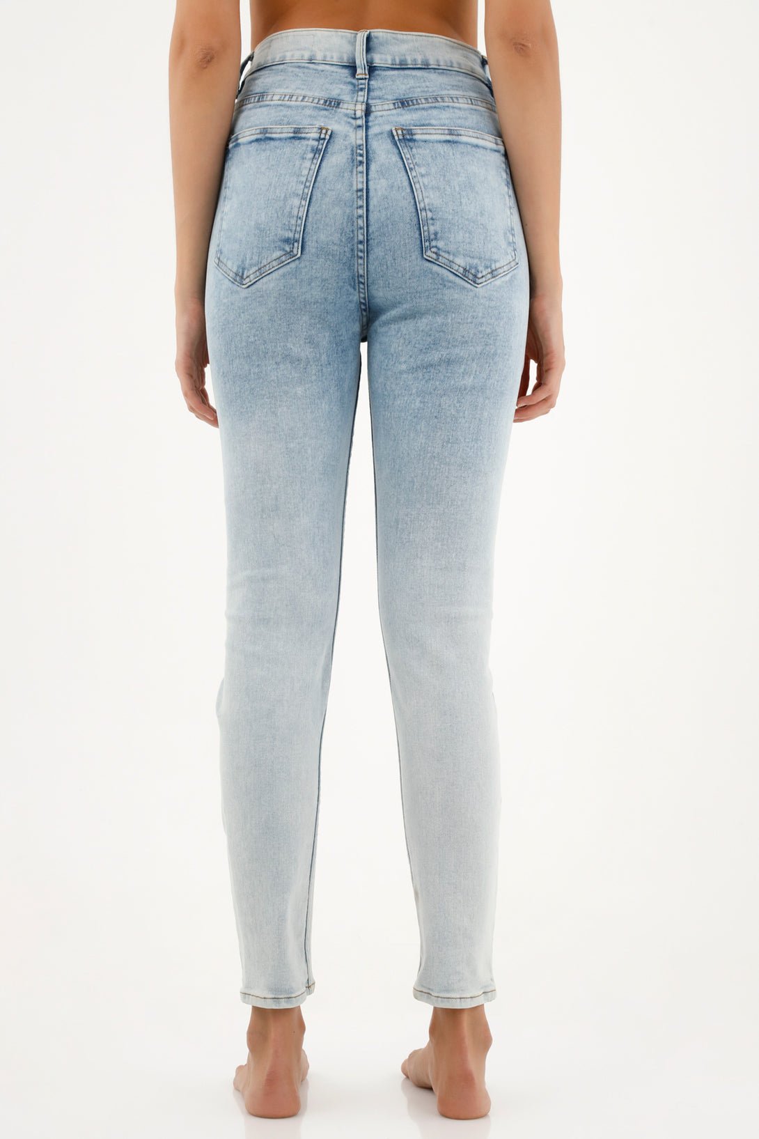 Women's Blue Ombre Effect Jeans