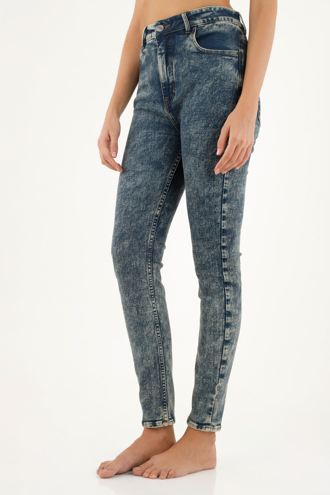 Jean azul tipo Jegging para mujer