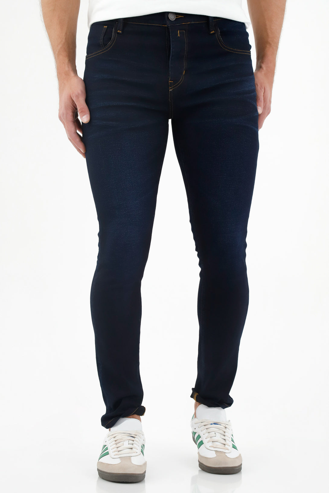 Men's Super Skinny Blue Jeans