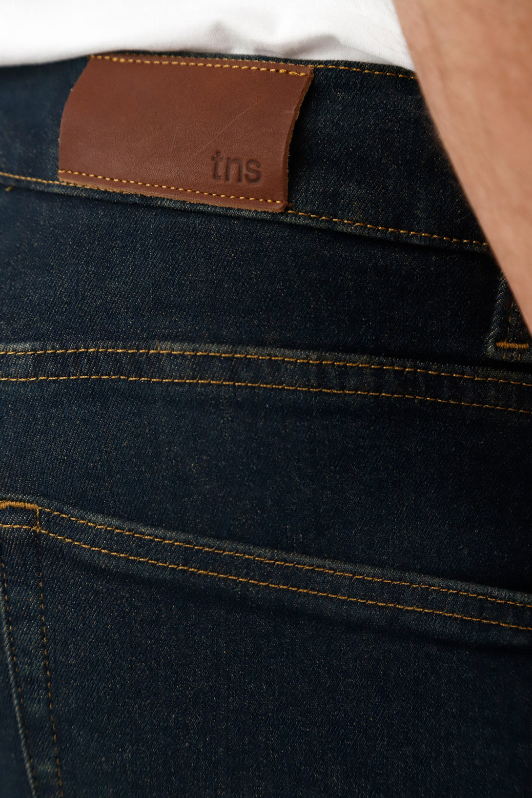 Men's Blue Five-Pocket Jeans