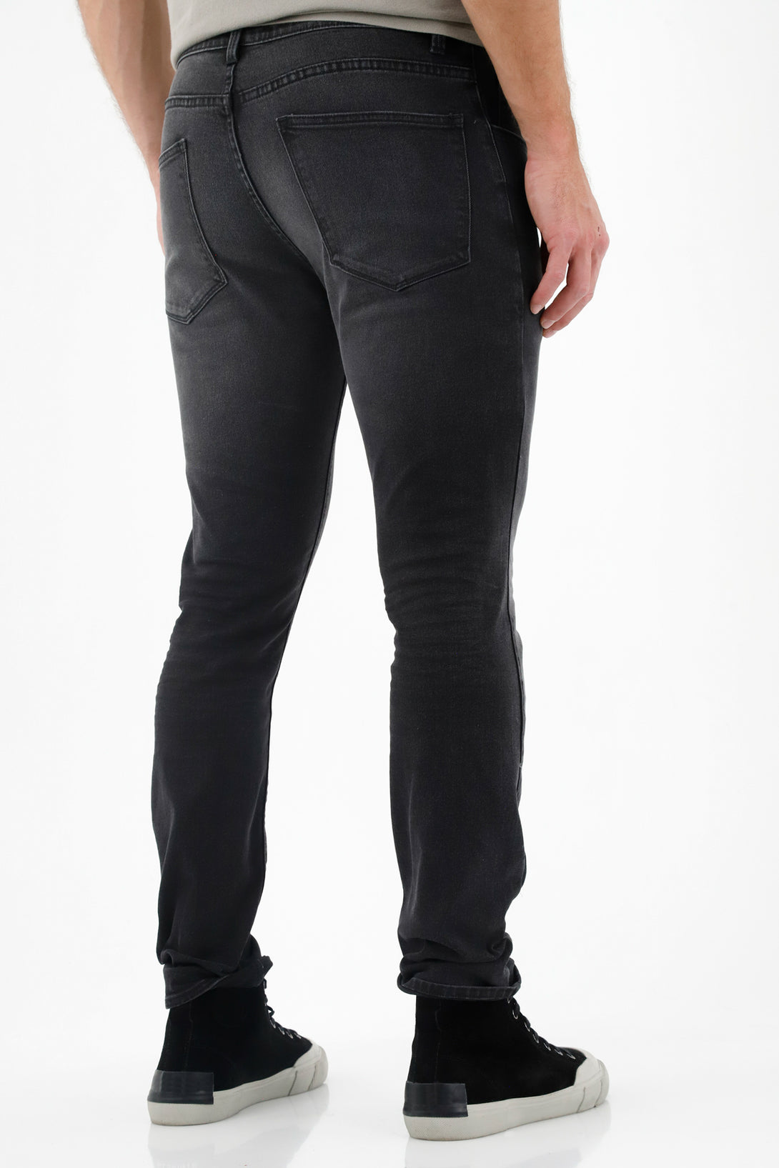 Jean Nudy negro para hombre