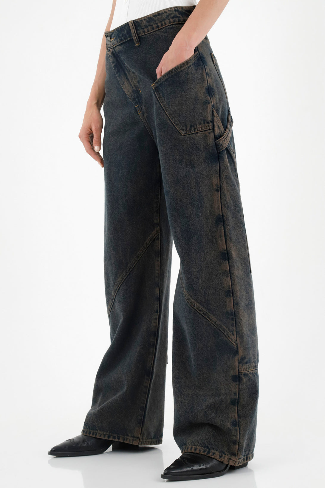 Women's Low-Rise Blue Jeans