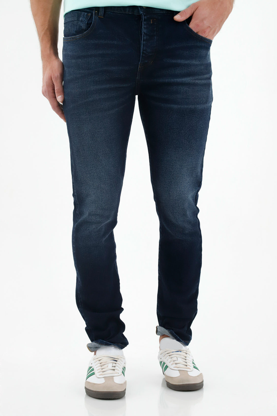 Men's Super Skinny Blue Jeans