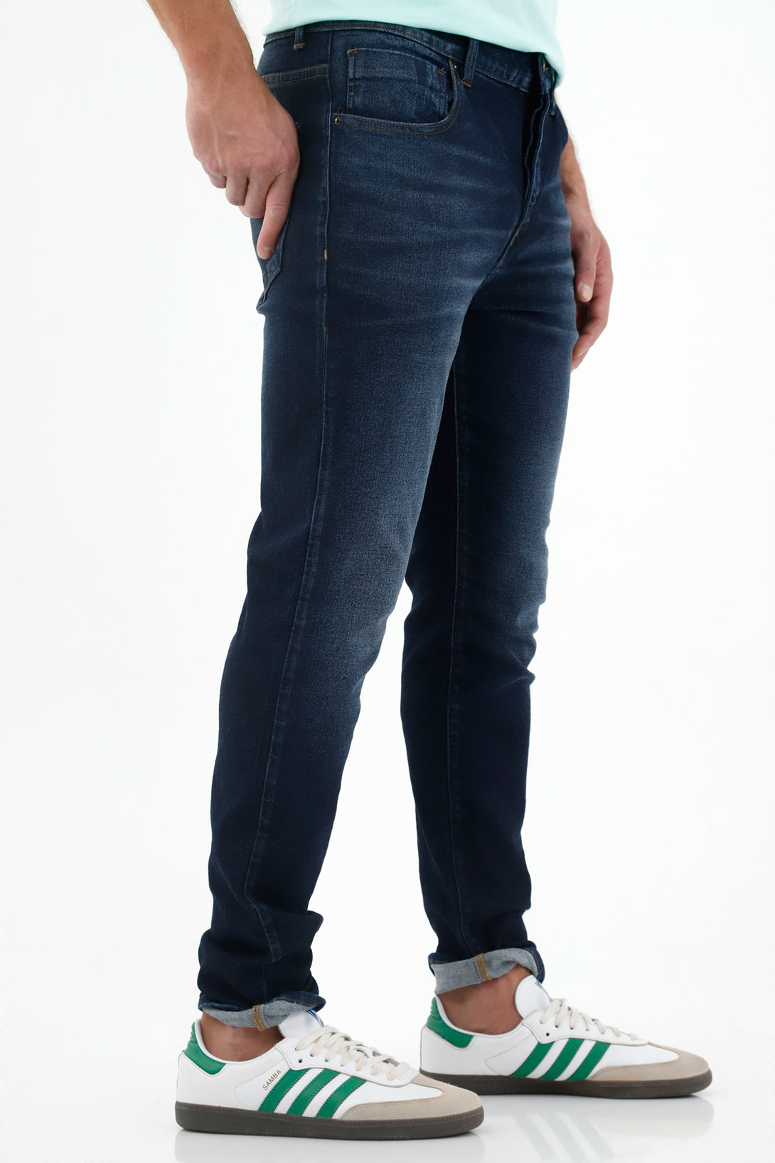 Men's Super Skinny Blue Jeans